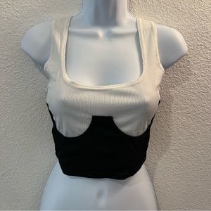 bustier tank top